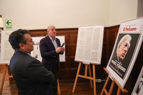 La exposición itinerante "El Peruano: 200 años preservando la memoria, narrando nuestra historia" llegó a la ciudad de Arequipa. Foto: ANDINA/Juan Carlos Guzmán
