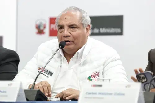 Ministro de Transportes y Comunicaciones , César Sandoval. Foto: Andina