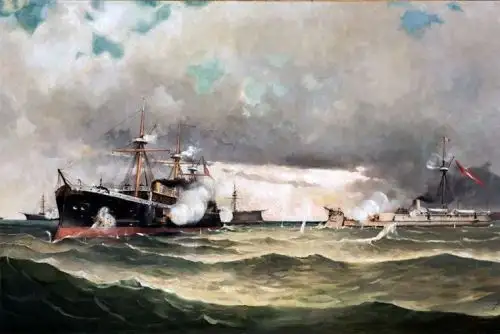 A 146 años del Combate de Angamos, la Marina de Guerra del Perú rinde homenaje al almirante Miguel Grau y a su tripulación, ejemplo de entrega total, liderazgo y coherencia moral. Foto: El Peruano