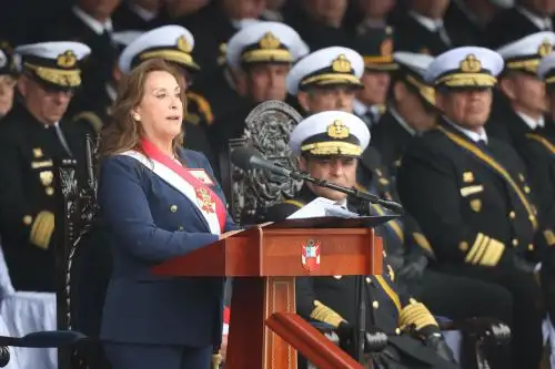 Presidenta Dina Boluarte participa en homenaje a Miguel Grau y a la Marina de Guerra