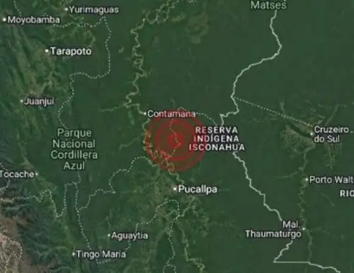 El evento sísmico de magnitud 4.5 se produjo entre las regiones de Loreto y Ucayali, en la Selva Central.