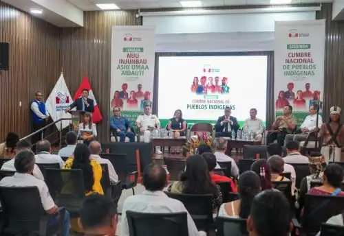 El Ministerio de la Producción ratificó su compromiso con el desarrollo productivo y sostenible de los pueblos indígenas durante una cumbre que se celebra en la ciudad de Iquitos, región Loreto. ANDINA/Difusión