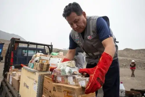 La destrucción de municiones se realizó bajo estrictas medidas de seguridad. Foto: Sucamec/Difusión.