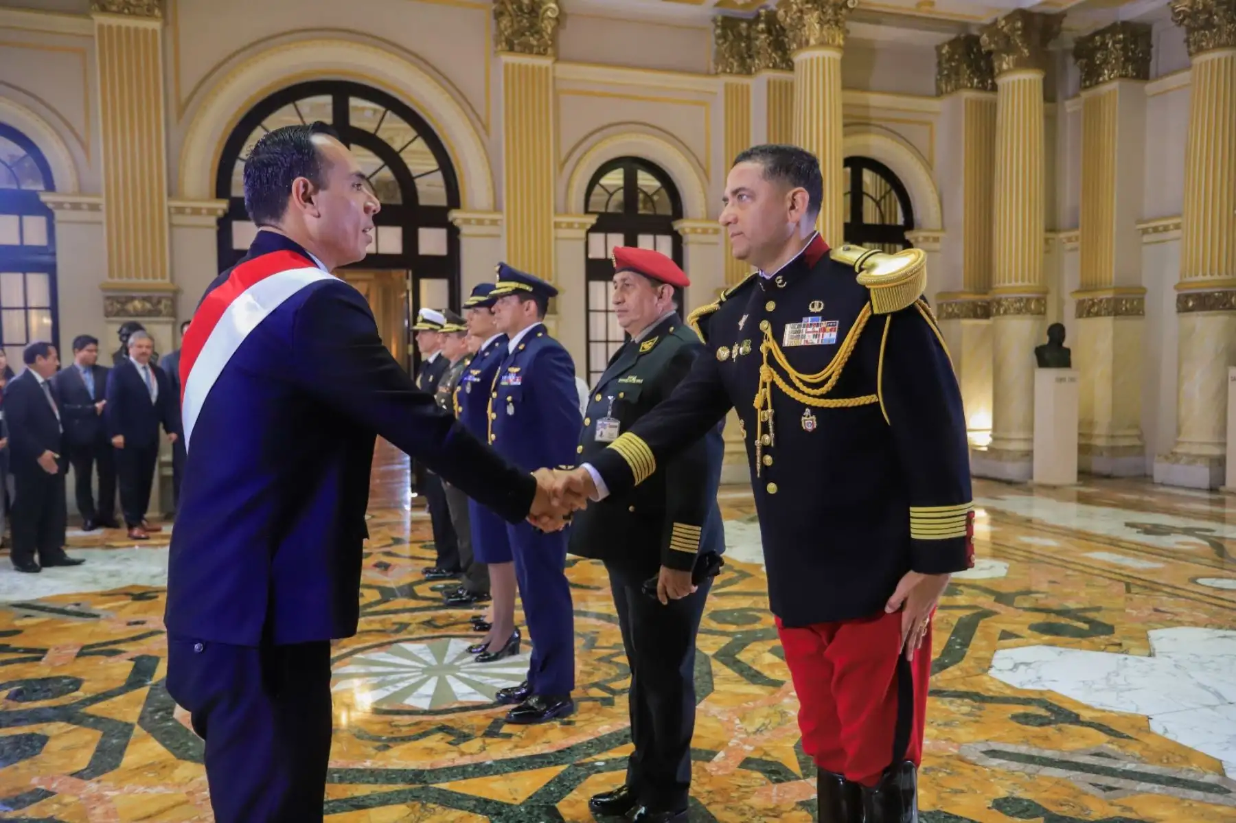 Llegada del presidente de la República José Jerí Oré, a Palacio de Gobierno. Foto: ANDINA/ Prensa Presidencia