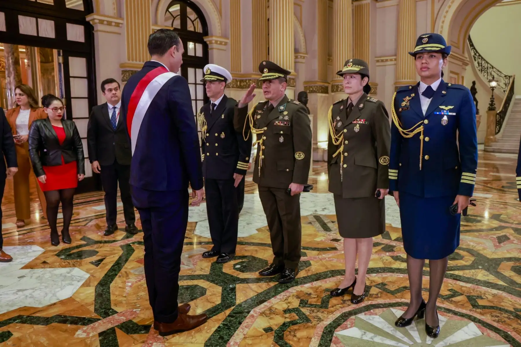 Llegada del presidente de la República José Jerí Oré, a Palacio de Gobierno. Foto: ANDINA/ Prensa Presidencia