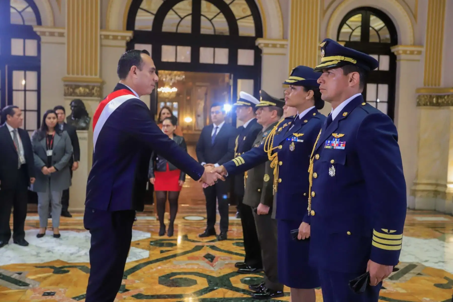 Llegada del presidente de la República José Jerí Oré, a Palacio de Gobierno. Foto: ANDINA/ Prensa Presidencia