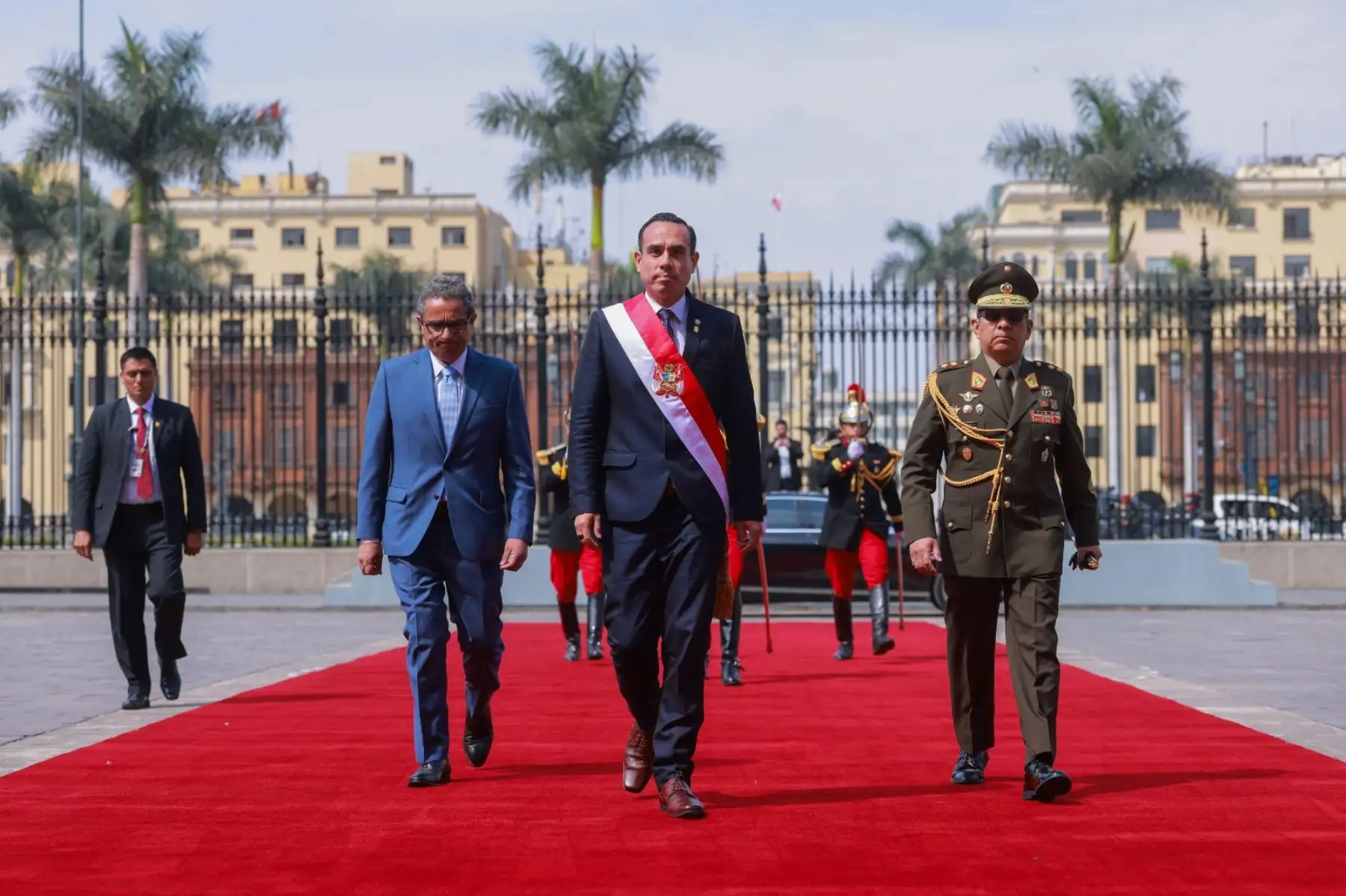 Llegada del presidente de la República José Jerí Oré, a Palacio de Gobierno. Foto: ANDINA/ Prensa Presidencia