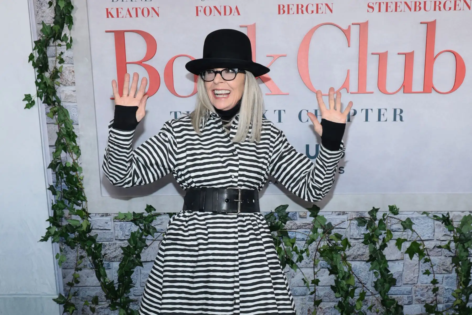 Diane Keaton asiste al estreno de "Book Club: The Next Chapter" en el Teatro AMC Lincoln Square el 8 de mayo de 2023 en la ciudad de Nueva York. 
Foto: AFP