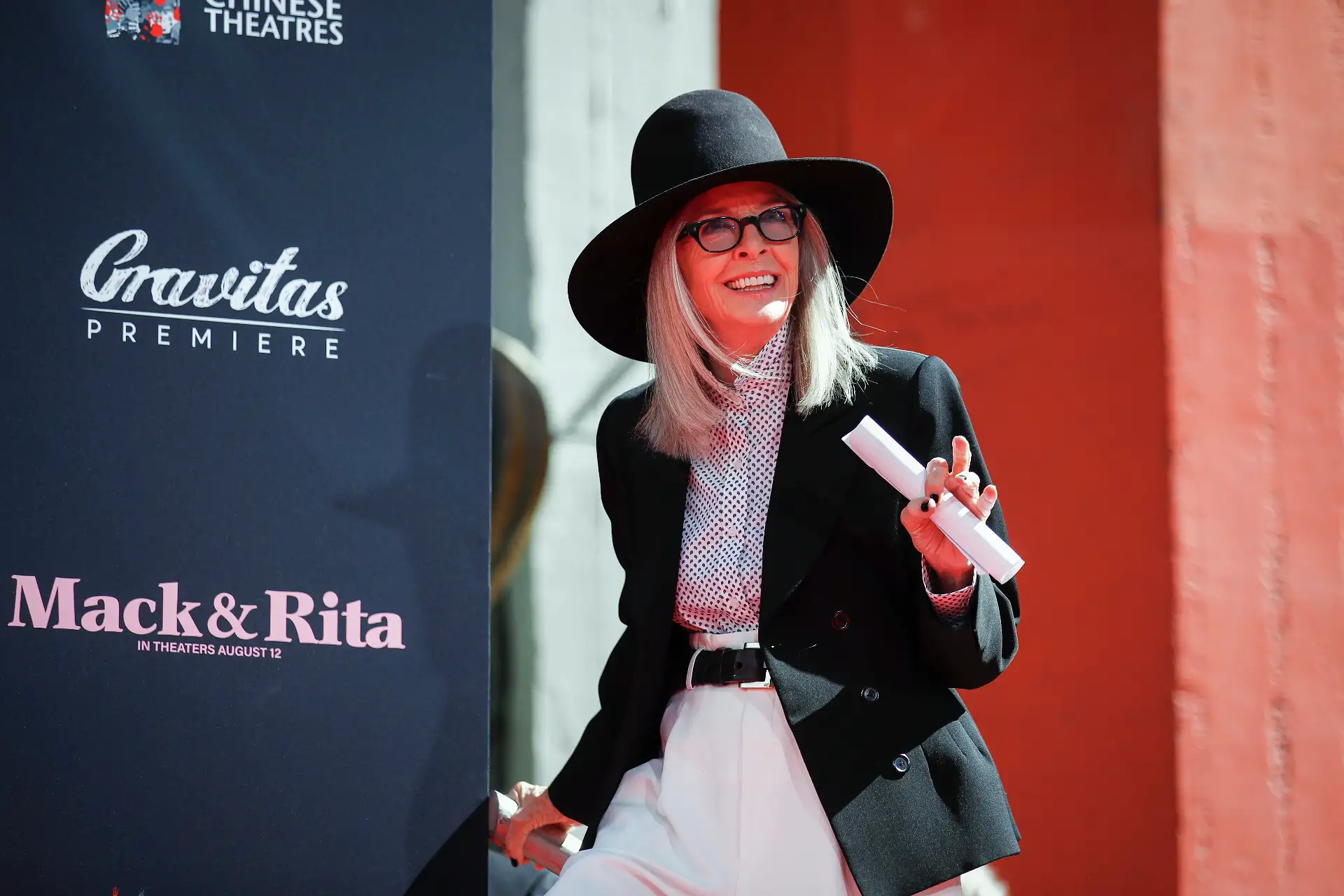 Foto de archivo de la actriz y directora Diane Keaton, tomada el 11 de agosto 2022. 
Foto: EFE