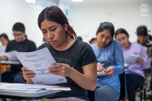 Más de 4,500 jóvenes postulan a San Marcos en la tercera fecha del Examen de Admisión 2026-I. Foto: ANDINA/Difusión