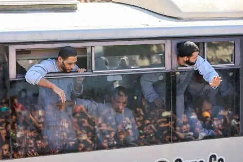 Israel y Hamás culminan la primera fase del acuerdo de paz con el intercambio de 20 rehenes por 2.000 prisioneros palestinos