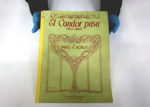 Quince partituras musicales de Daniel Alomía Robles, entre las que destaca El cóndor pasa, fueron declaradas Patrimonio Cultural de la Nación por el Ministerio de Cultura. ANDINA/Difusión