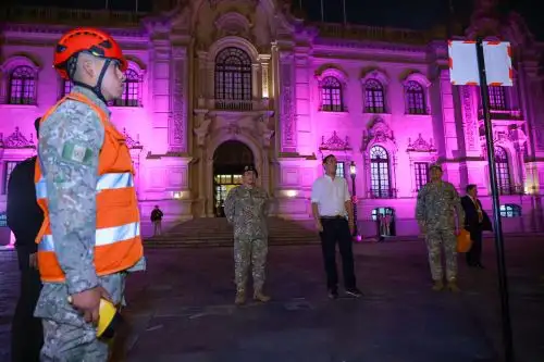 Presidente José Jerí participa en el Tercer Simulacro Nacional Multipeligro