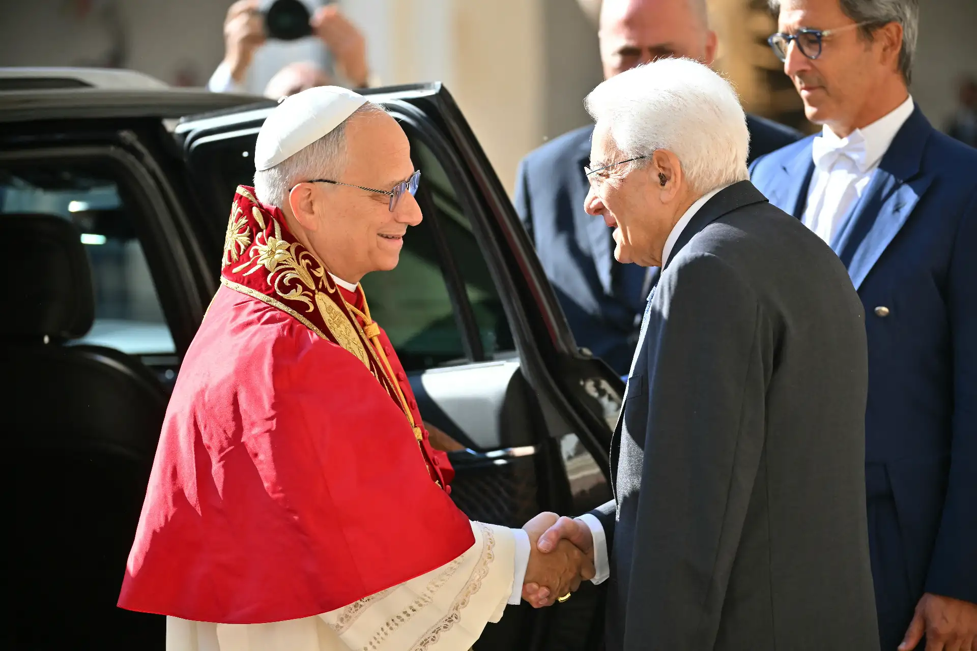 El presidente de Italia y el Papa León XIV se reúnen en Roma