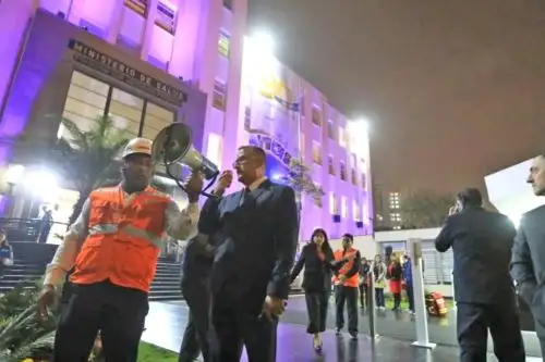 Se recreó un terremoto de magnitud 8.8 para optimizar la capacidad de respuesta del personal de salud y administrativo. Foto: Difusión