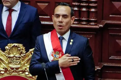 Presidente de la República José Jerí Oré. Foto: AFP