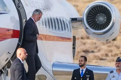 Vista histórica: El rey Felipe VI llega a Arequipa para participar en el X Congreso Internacional de la Lengua Española