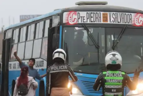 PNP: transporte público circula con normalidad en Lima durante paro convocado para hoy.