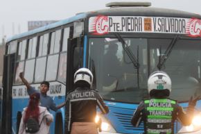 PNP: transporte público circula con normalidad en Lima durante paro convocado para hoy. 