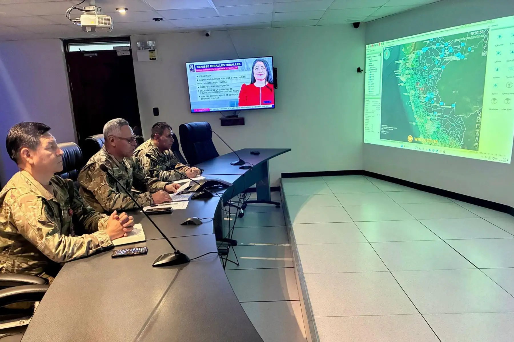 CCFFAA recibe informe sobre acciones contra el terrorismo y otras actividades ilegales