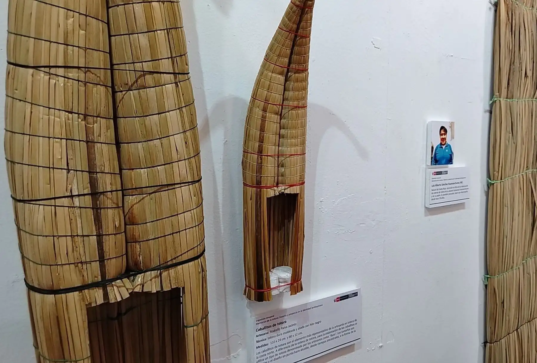 Inauguran muestra "Memorias de la totora" que rescata identidad ancestral de lambayecanos