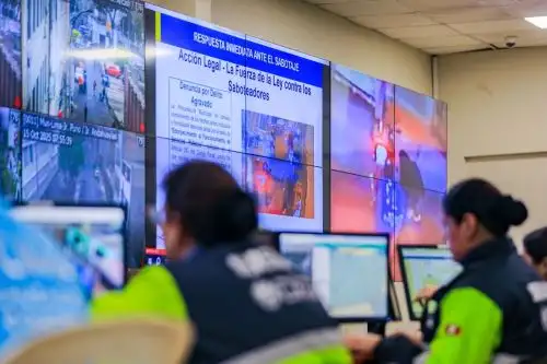 Municipalidad de Lima denuncia sabotaje que afectó 415 cámaras de videovigilancia. Foto: ANDINA/Difusión.