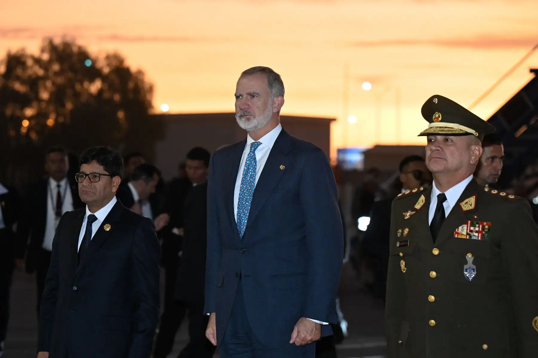 El Perú despidió a su majestad el rey Felipe VI de España en Arequipa, luego de su participación en el X Congreso Internacional de la Lengua Española y en el homenaje a nuestro escritor Mario Vargas Llosa. Foto:CILE