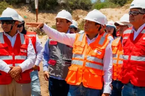 Especialistas de ANIN y autoridades locales de Sullana supervisaron los avances del proyecto de drenaje pluvial integral de Sullana y Bellavista, región Piura. ANDINA/Difusión