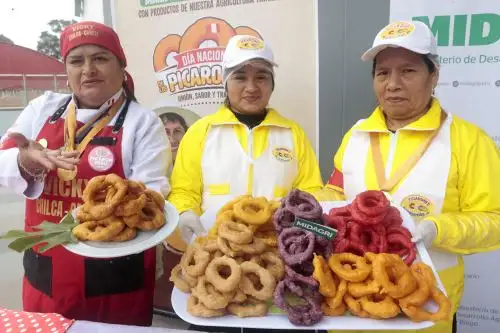 Ministerio de Desarrollo Agrario y Riego (MIDAGRI), presenta picarones de chocolate, palta y quinua para celebrar el Día Nacional del Picarón, con versiones más creativas y representativas de este tradicional postre peruano, elaboradas con productos de la costa, sierra y selva. Foto: ANDINA/Vidal Tarqui