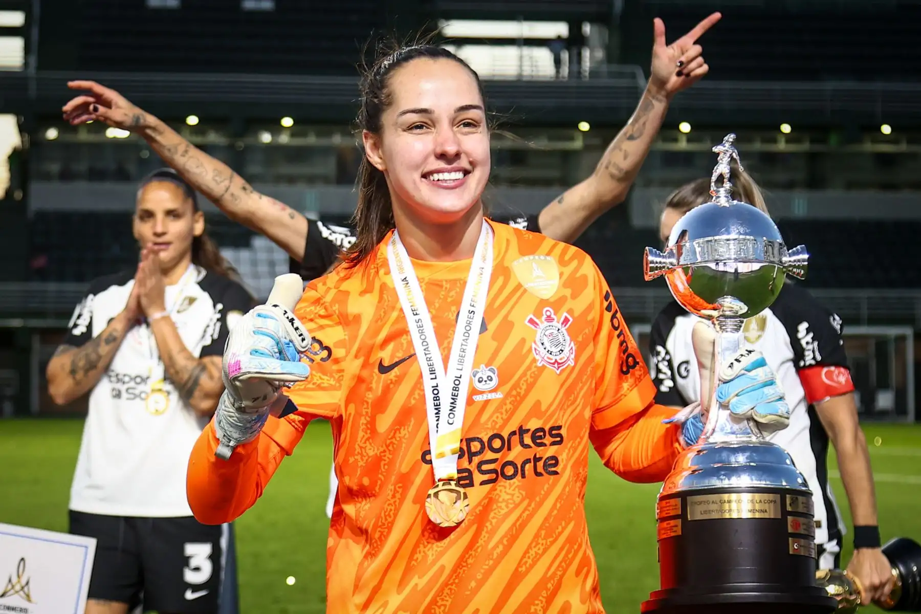 Corinthians de Brasil se consagró campeón de la Copa Libertadores 2025 femenina al vencer al colombiano Deportivo Cali por 5-3 en los penales, tras el empate sin goles en la final disputada en el estadio Florencio Sola, en Banfield, en el sur de Buenos Aires. Foto: ANDINA