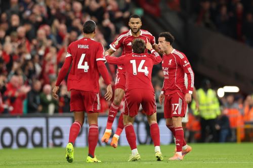 Partido de la Premier League inglesa entre el Liverpool FC y el Manchester United