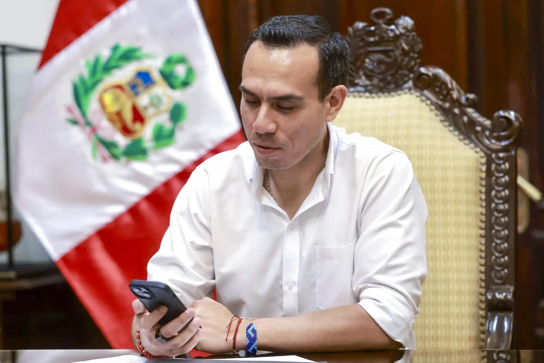 El presidente José Jerí Oré felicitó por teléfono al presidente electo de Bolivia, Rodrigo Paz Pereira, por su victoria en la segunda vuelta electoral.
Foto: ANDINA/Prensa Presidencia
