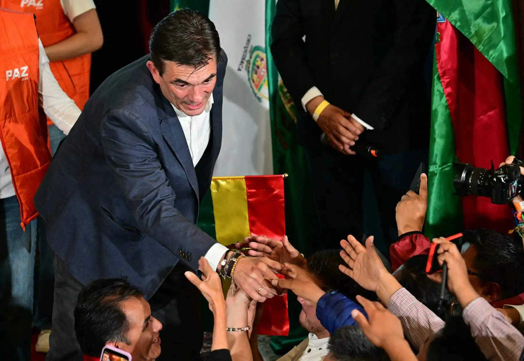 Rodrigo Paz gana la segunda vuelta presidencial en Bolivia.
Foto: AFP