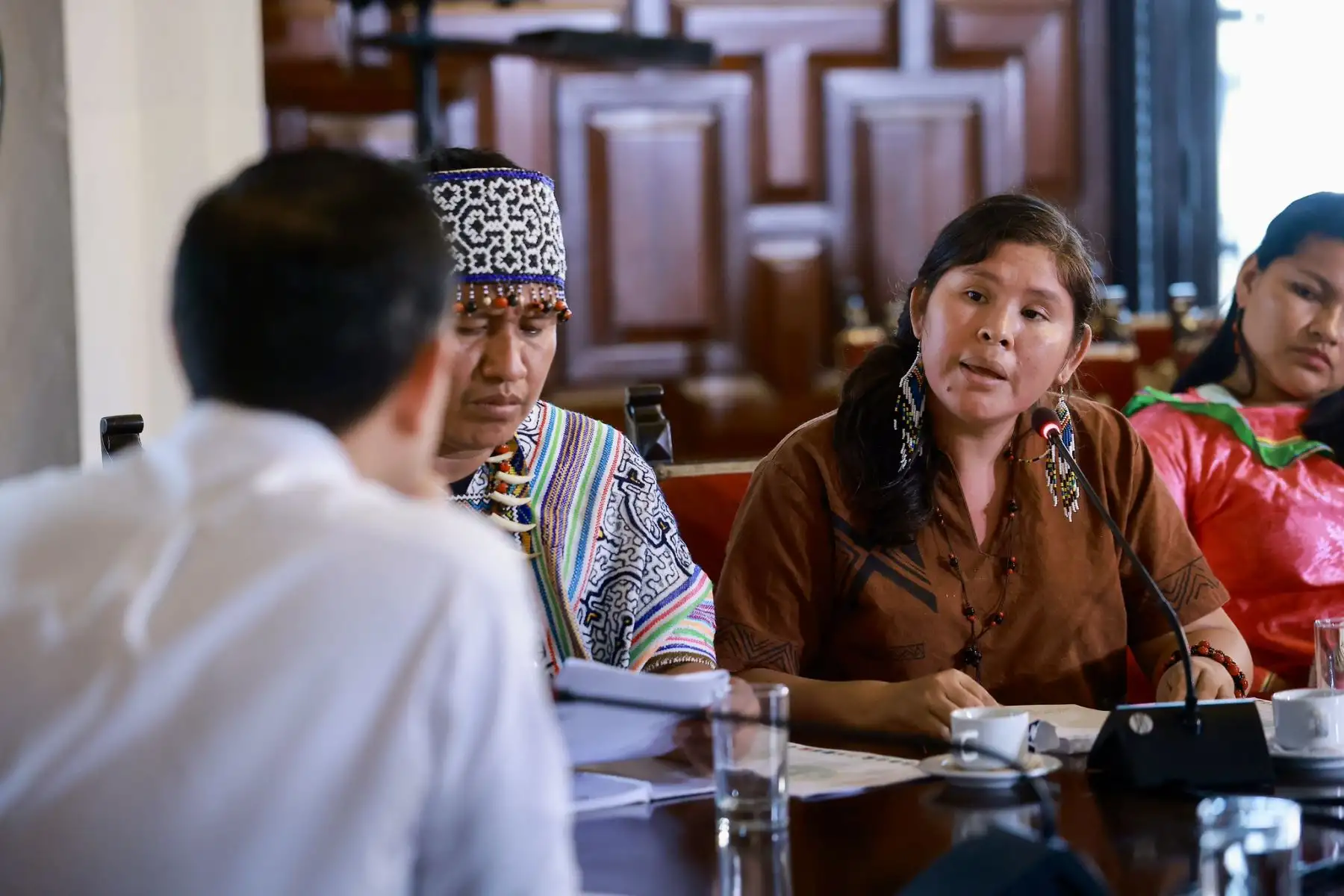 Presidente José Jerí Oré lideró reunión con representantes de comunidades nativas de la Amazonía.
Foto: ANDINA/Prensa Presidencia