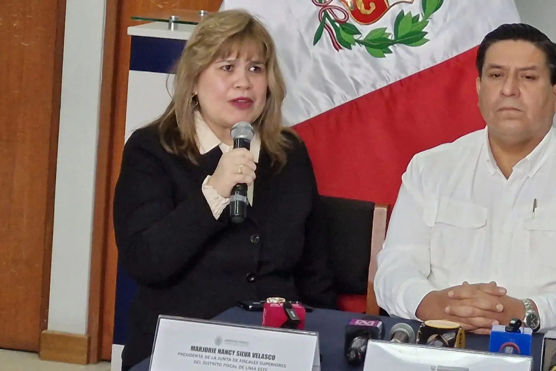 Marjorie Nancy Silva Velasco, presidenta de la Junta de Fiscales Superiores del Distrito Fiscal de Lima Este. Foto: ANDINA/Jhonel Rodríguez Robles