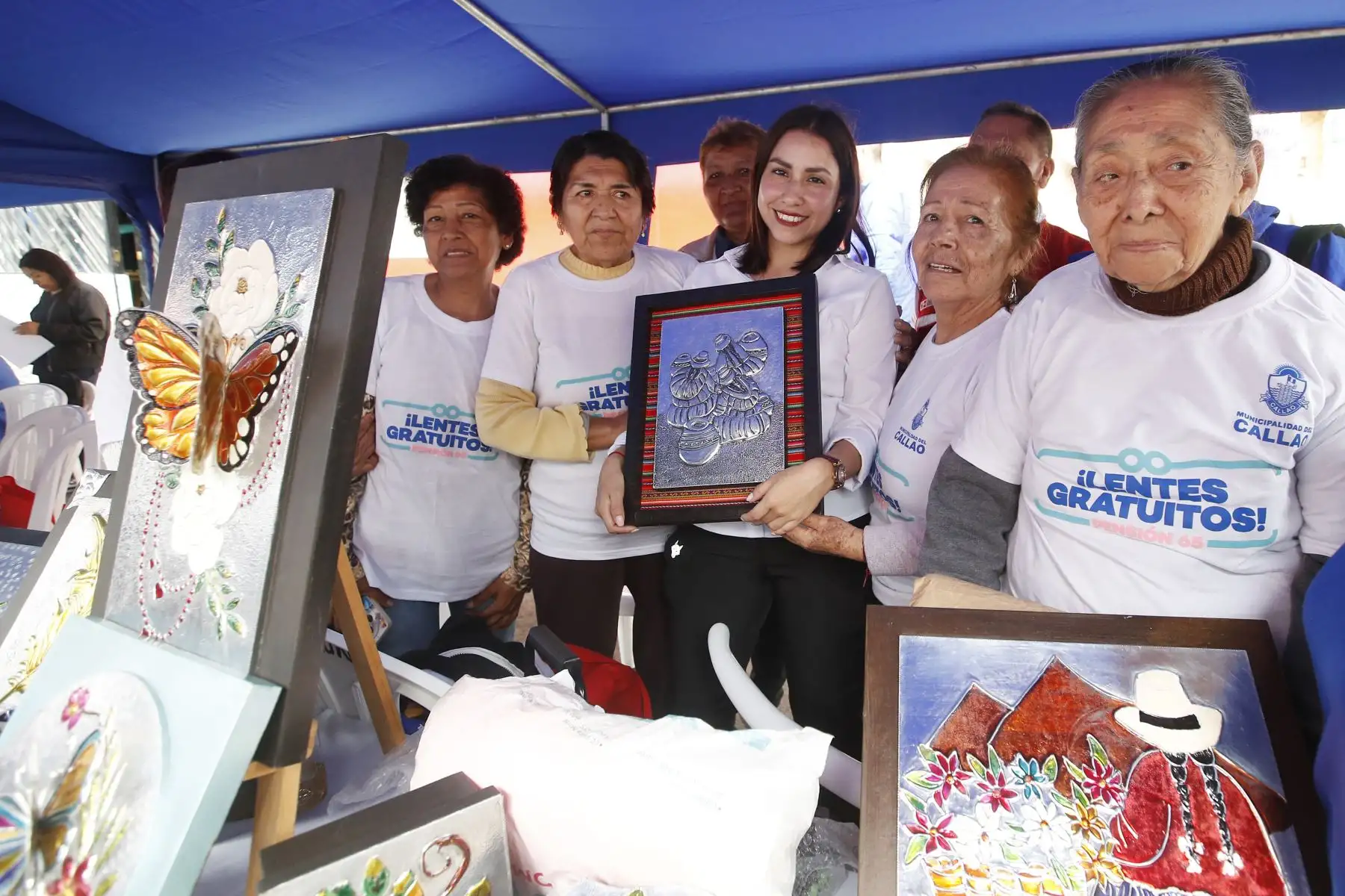 La ministra de Desarrollo e Inclusión Social, Lesly Shica Seguil participa en el Festival del Adulto Mayor por el 14 aniversario de Pensión 65 en el Callao.
Foto: ANDINA/ Eddy Ramos