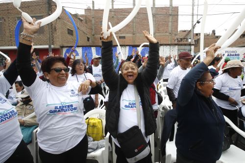 La ministra de Desarrollo e Inclusión Social participa en el Festival del Adulto Mayor por el 14 aniversario de Pensión 65 en el Callao