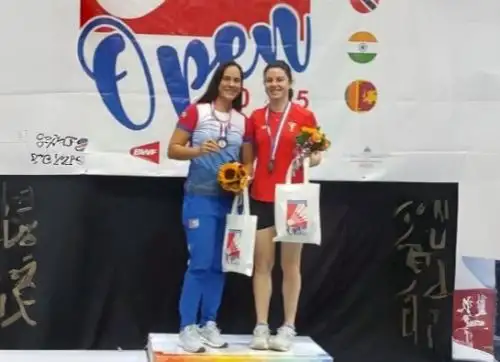 Inés Castillo y Adriano Viale shone in Dominican Republic. Photo: Courtesy.