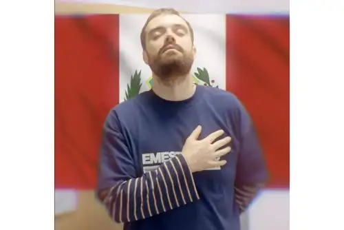 El creador de contenido Ibai Llanos organizó el Mundial de Desayunos, en el que se coronó el pan con chicharrón. Foto: Captura TV