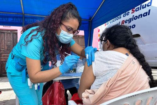 Callao intensifica inmunización para proteger a población contra enfermedades. Foto: ANDINA/Difusión.