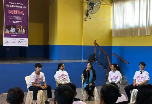 Jóvenes piuranos destacan en programa STEAM HELP US auspiciado por la Embajada de Estados Unidos en Perú. ANDINA/Difusión