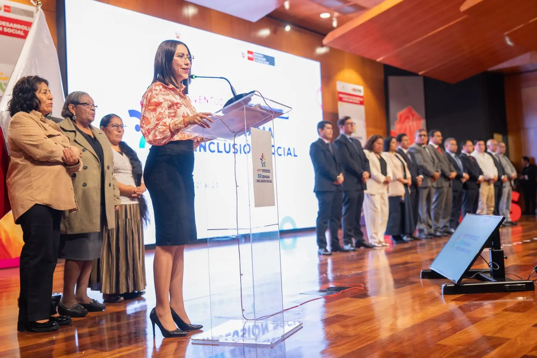 Ministerio de Desarrollo e Inclusión Social,  Lesly Shica Seguil inauguró la XIII Semana de la Inclusión Social.
Foto: Midis