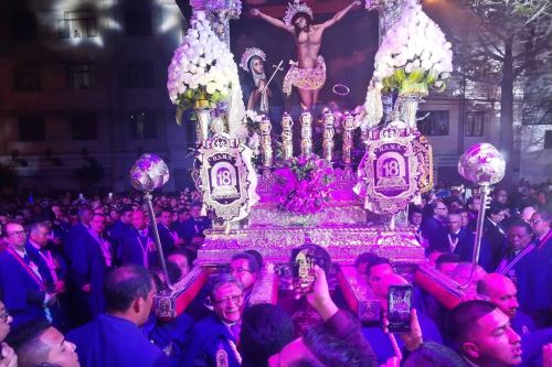 Señor de los Milagros tendrá homenaje frente al hospital Daniel A. Carrión del Callao. Foto: ANDINA/Difusión.