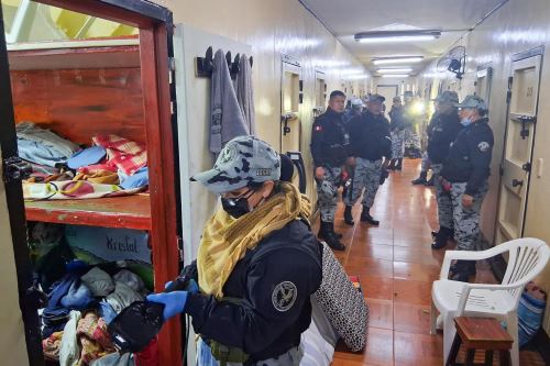 Estado de Emergencia: incautan celulares y sustancias prohibidas en el penal Ancón I