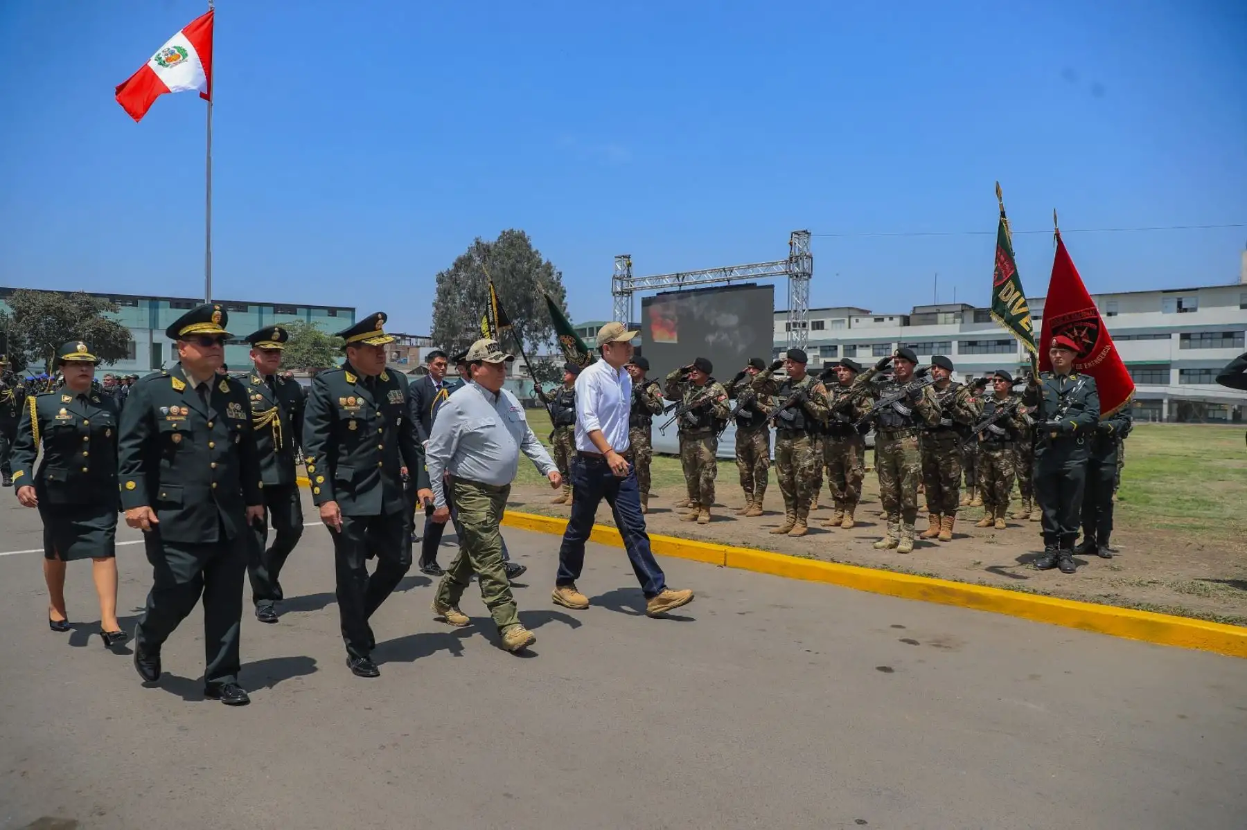 El presidente de la república, José Jerí Oré, participa en la ceremonia por el 103.° aniversario de la Dirección de Seguridad del Estado. Foto: ANDINA/Prensa Presidencia