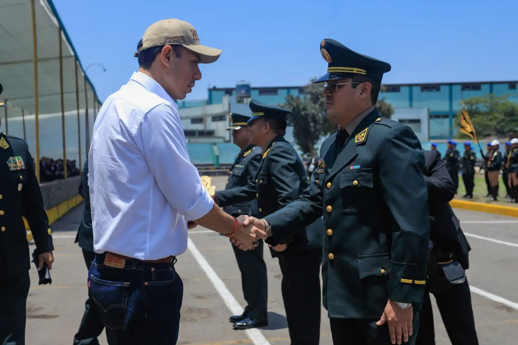 El presidente de la república, José Jerí Oré, participa en la ceremonia por el 103.° aniversario de la Dirección de Seguridad del Estado. Foto: ANDINA/Prensa Presidencia