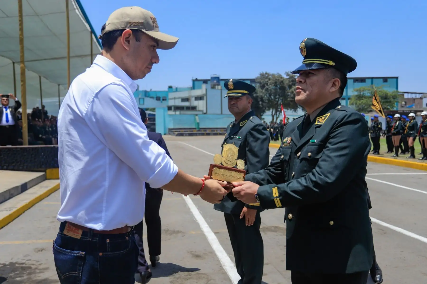 El presidente de la república, José Jerí Oré, participa en la ceremonia por el 103.° aniversario de la Dirección de Seguridad del Estado. Foto: ANDINA/Prensa Presidencia