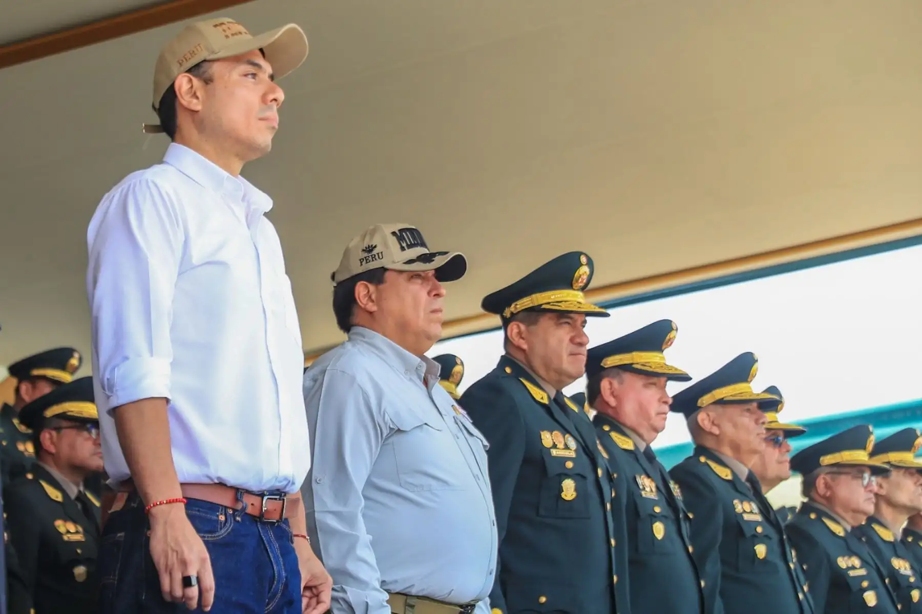 El presidente de la república, José Jerí Oré, participa en la ceremonia por el 103.° aniversario de la Dirección de Seguridad del Estado. Foto: ANDINA/Prensa Presidencia