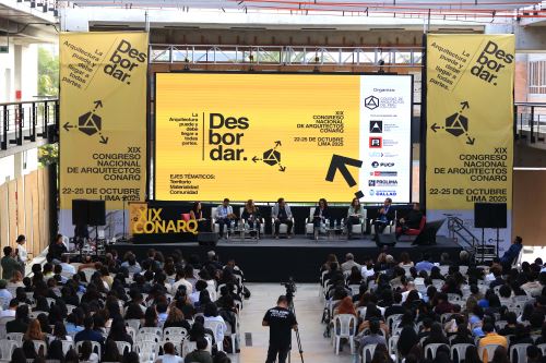 El Colegio de Arquitectos del Perú inaugura el XIX Congreso Nacional de Arquitectos en la PUCP