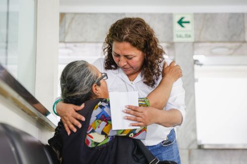 La titular del MIMP ahondó en la importancia sobre la atención que brinda el programa a los adultos mayores, grupo que representa el 14% de la población del Perú.